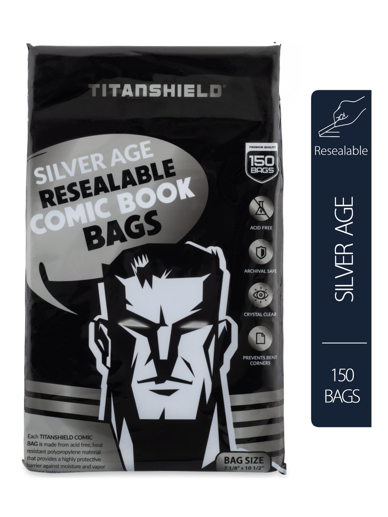 Guardhouse Resealable Shield Bag for Silver/Regular Comic Books